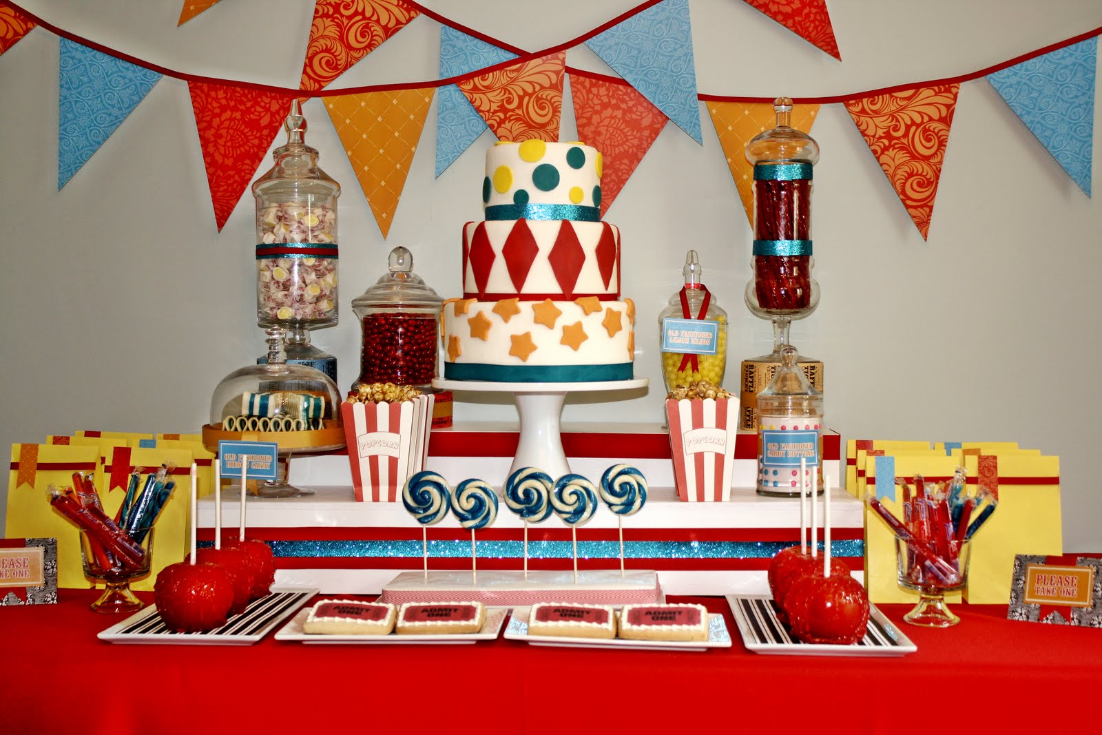 Carnival Candy Buffet - Celebrations at Home
